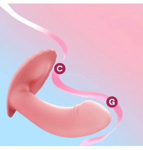 MizzZee - Petite Shell Wearable Egg Vibrator (Support Connect WeChat Mini Programs - Chargeable)